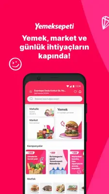 Yemeksepeti android App screenshot 2